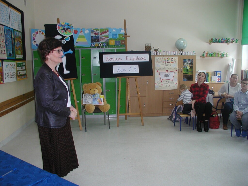 SZKOLNY KONKURS RECYTATORSKI DLA Kl. 0-III