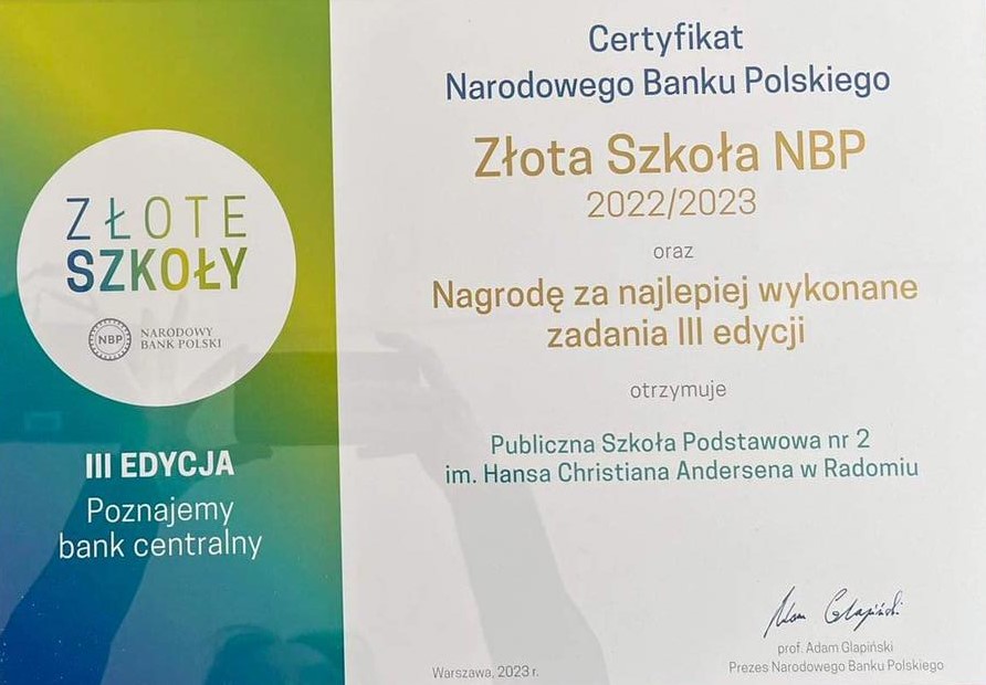 Złota Szkoła NBP 2022/2023